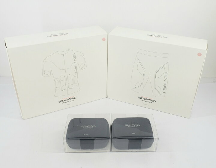 楽天市場】【ほぼ未使用品】SIXPAD POWER SUIT ボトム トップ Lサイズ 