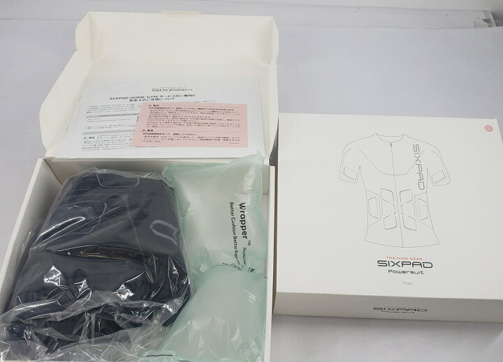 楽天市場】【ほぼ未使用品】SIXPAD POWER SUIT ボトム トップ Lサイズ 