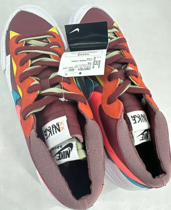 楽天市場】【未使用品】NIKE ナイキ BLAZER LOW / SACAI / KAWS 