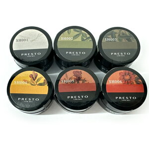 �y6�F�Z�b�g�z�yPRESTO�z�A�����~�e�b�h�J���[ �J���[�W�F�� �v���X�g�W�F�� 2.7g �W�F���l�C�� �v���X�g SH001 SH002 SH003 SH004 SH005 SH006�@P5
