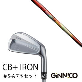 カスタムクラブ 7本セット / イオンスポーツ ジニコ GINNICO CB+ Iron #5-A / 秩父 chichibu アイアン グラファイトデザイン / EONSPORTS
