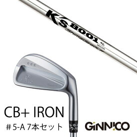 カスタムクラブ 7本セット / イオンスポーツ ジニコ GINNICO CB+ Iron #5-A / K's 8001 ケーズ8001 島田ゴルフ製作所 / EONSPORTS