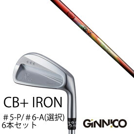カスタムクラブ 6本セット / イオンスポーツ ジニコ GINNICO CB+ Iron #5-P ＃6-A 番手選択 / 秩父 chichibu アイアン グラファイトデザイン / EONSPORTS