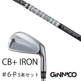 カスタムクラブ 5本セット / イオンスポーツ ジニコ GINNICO CB+ Iron #6-P / ツアーAD AD-105 AD-115 グラファイトデザイン / EONSPORTS