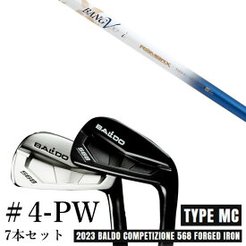 カスタムクラブ 2023 BALDO バルドコンペチオーネ 568 アイアン タイプ エムシー MC #4-PW 7本セット ムジーク ロンバックス バンブー プレミアム ライト