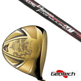 カスタムクラブ ジオテックGeotech QUELOT RE18α-SPEC GOLD Version ドライバー N.S.PRO Regio Formula M+ シャフトヘッドカバー付