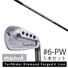 カスタムクラブ Muziik ムジーク TurfRider Diamond Forged2 Iron ターフライダー ダイアモンド フォージド 2 ATTAS FF IRON アッタスFFアイアン USTマミヤ