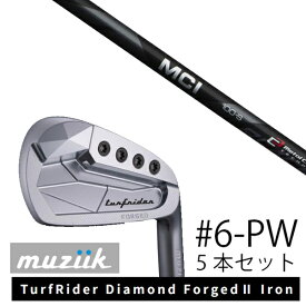 カスタムクラブ Muziik オーダーメイド ムジーク TurfRider Diamond Forged2 Iron ターフライダー ダイアモンド フォージド 2 アイアン MCI BLACK MCI ブラック フジクラ