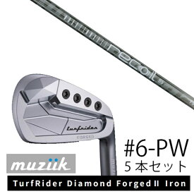 カスタムクラブ Muziik オーダーメイド ムジーク TurfRider Diamond Forged2 Iron ターフライダー ダイアモンド フォージド 2 アイアン リコイル 95 リコイル110 USTマミヤ