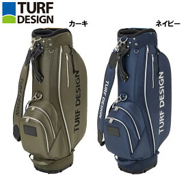 TURF DESIGN ターフデザイン ツインバッグ【TDCB-BC73】 9.5型 ネイビー カーキ キャディバッグ キャディーバッグ ゴルフバッグ ミニスタンドバッグ