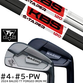 カスタムクラブ 2024年モデル バルド TT フォージドアイアンMC ツアーサテン ツアーブラック #4-PW 7本セット / KBS $-TAPER S-TAPER Sテーパー