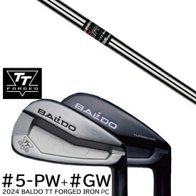 カスタムクラブ 2024年モデル バルド TT フォージドアイアンPC ツアーサテン ツアーブラック #5-GW 7本セット / ELEVATE MPH 95 エレベイトMPH 95 トゥルーテンパー