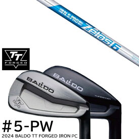 カスタムクラブ 2024年モデル バルド TT フォージドアイアンPC ツアーサテン ツアーブラック #5-PW 6本セット / NSプロ ゼロス6 エヌエスプロ Zelos6 日本シャフト