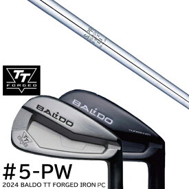 カスタムクラブ 2024年モデル バルド TT フォージドアイアンPC ツアーサテン ツアーブラック #5-PW 6本セット / NSプロ 950GH HT エヌエスプロ 日本シャフト