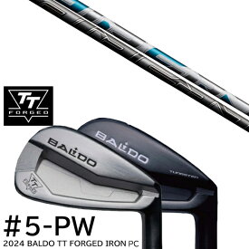 カスタムクラブ 2024年モデル バルド TT フォージドアイアンPC ツアーサテン ツアーブラック #5-PW 6本セット / AIR SPEEDER エアスピーダー フジクラ