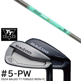 カスタムクラブ 2024年モデル バルド TT フォージドアイアンPC ツアーサテン ツアーブラック #5-PW 6本セット / スチールファイバー Hツアー シリーズ トゥルーテンパー