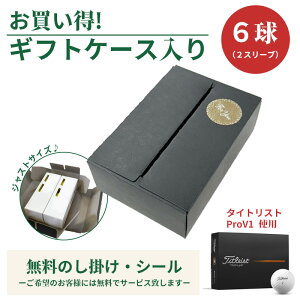6���p�b�N �M�t�g�P�[�X���� �S���t�{�[��Titleist PROV1 6���� �I���W�i���M�t�g�P�[�X �M�t�g ��� �i�i �C�x���g �m�x���e�B�[�ɂ� ��ʒ����\