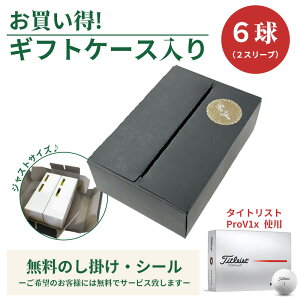 6���p�b�N �M�t�g�P�[�X���� �S���t�{�[��Titleist PROV1X 6���� �I���W�i���M�t�g�P�[�X �M�t�g ��� �i�i �C�x���g �m�x���e�B�[�ɂ� ��ʒ����\