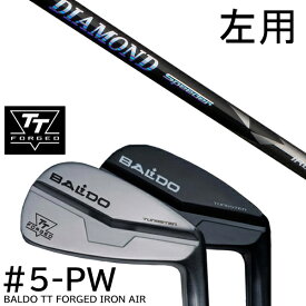 【左用】カスタムクラブ 2024年モデル バルド TT フォージドアイアン エアー ツアーサテン ツアーブラック #5-PW 6本セット / DIAMOND Speeder IRON ダイヤモンドスピーダー フジクラ