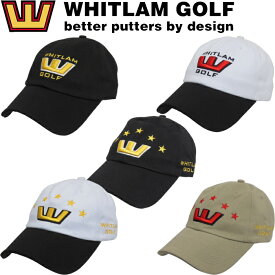 【郵便発送可】 ウィットラム ゴルフ WHITLAM GOLF CAP　ゴルフキャップ　（USAゲージデザインモデル）