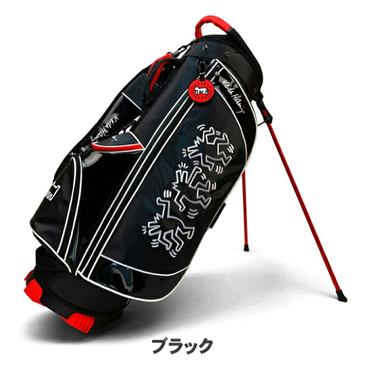 楽天市場】キースヘリング KHCB-02 スタンド キャディバッグ 9型 ユニ 