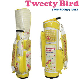 LOONEY TUNES ルーニーテューンズ LTCM-005　Tweety Bird トゥイーティー バード キャディバッグ 8.5型【レディースモデル/ルーニーチューン】