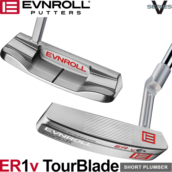 EVNROLL イーブンロール　ER1V　ツアーブレードパター （ER1V TOUR BLADE PUTTER） 【Vシリーズ/日本仕様モデル】 |  ゴルフアトラス
