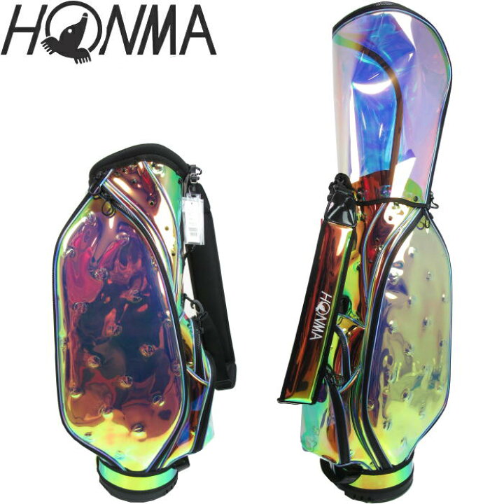 楽天市場】HONMA ホンマ 本間ゴルフ スケルトン クリアキャディバッグ 