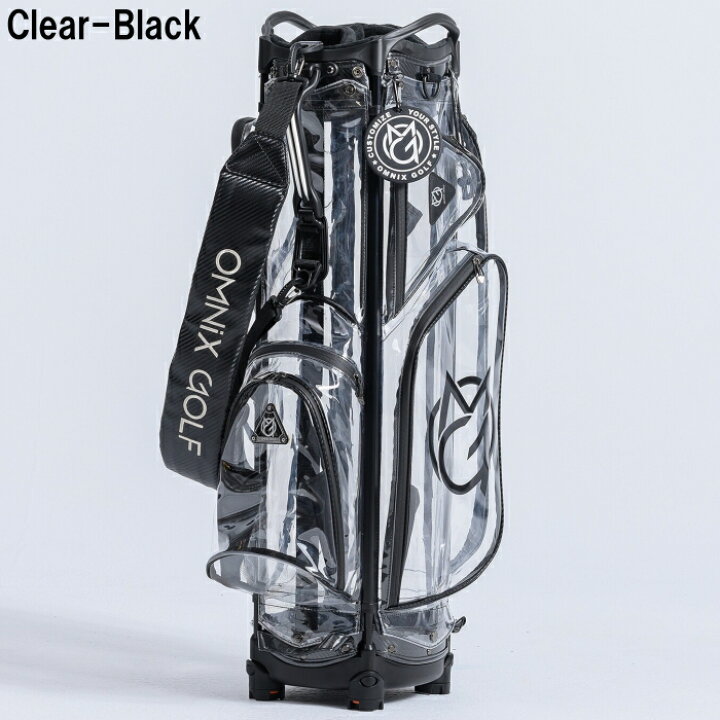 楽天市場】OMNIX オムニクス Clear CADDIE BAG クリアー キャディ 