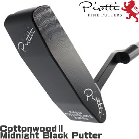 Piretti ピレッティ コットンウッド 2　ミッドナイトブラック パター （Cottonwood Midnight Black Putter）