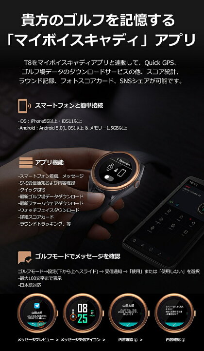 ボイスキャディT8のレビューと使い方 - GPSゴルフナビ徹底比較｜GPSナビ