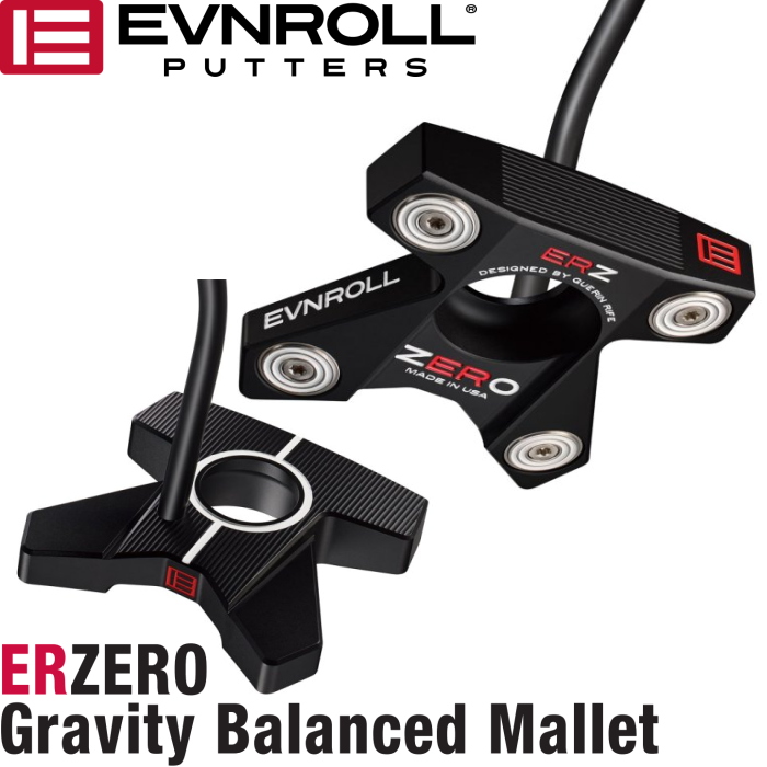 37620円 超特価 EVNROLL イーブンロール ER ZERO Gravity Balanced Mallet グラビティバランスマレットパター PUTTER