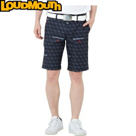 Loudmouth ラウドマウス ショートパンツ　ブラック 762307-998　ゴルフボール柄　【メンズ/ゴルフウェア】