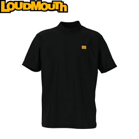 Loudmouth ラウドマウス モックネック半袖シャツ ブラック　762600-998 【メンズ/ゴルフウェア】
