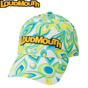 Loudmouth ラウドマウス ゴルフキャップ 762900-315　Shagadelic Lime　シャガデリックライム 【ユニセックス/ゴルフウェア】