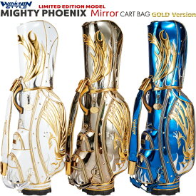 WINWIN STYLE ウィンウィンスタイル　MIGHTY PHOENIX Mirror　キャディバッグ/カートバッグ　9型 CART BAG GOLD Version LEM