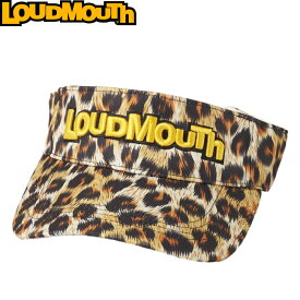 Loudmouth ラウドマウス サンバイザー 772901-334　Fuzzy Leopard ファジーレオパード 【ユニセックス/ゴルフウェア】
