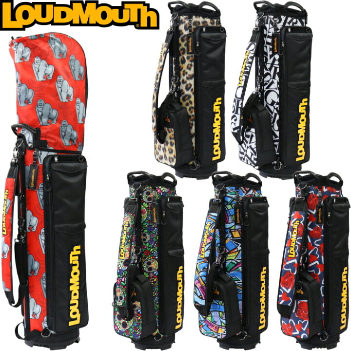 楽天市場】LOUDMOUTH ラウドマウス LM-CB0018 キャディバッグ 9型 