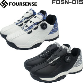 FOURSENSE ダイヤル式 メンズ スパイクレス シューズ FOSN-015　フォーセンス/ゴルフシューズ