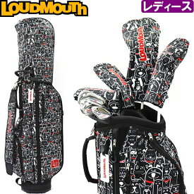 LOUDMOUTH ラウドマウス LM-LS0003 レディース ゴルフセット（ブラック）クラブ7本＋キャディバッグ付