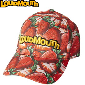 Loudmouth ラウドマウス ゴルフキャップ 763902-350　Vintage Starawberries　ビンテージストロベリーズ　【ユニセックス/ゴルフウェア】