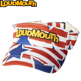 Loudmouth ラウドマウス サンバイザー 763903-349　Independence Flag　インディペンデンスフラッグ　【ユニセックス/ゴルフウェア】