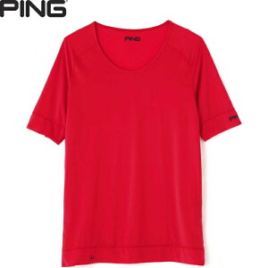 【ネコポス送料無料】ピン PING メンズ 半袖インナーシャツ 接触冷感/吸水速乾/UVカット/インアーウェア/アンダーウェア