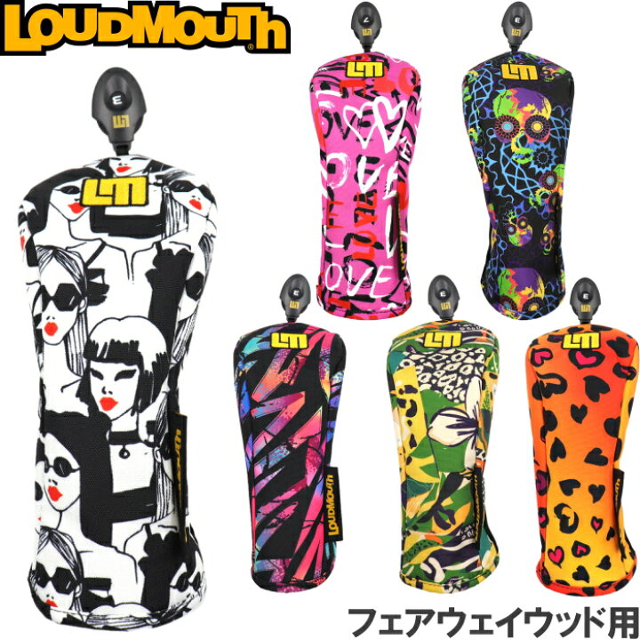 楽天市場】LOUDMOUTH ラウドマウス フェアウェイウッド用ヘッドカバー 