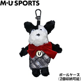M・U SPORTS　MUスポーツ 703J6900 バイアスチェック柄Umo ボールホルダー　（ボールケース/2個収納可）
