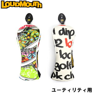 LOUDMOUTH ���E�h�}�E�X ���[�e�B���e�B�p�w�b�h�J�o�[ LM-HC0018/UT �yLoud Sneakers�i400�j/Big Words White�i409�j�z