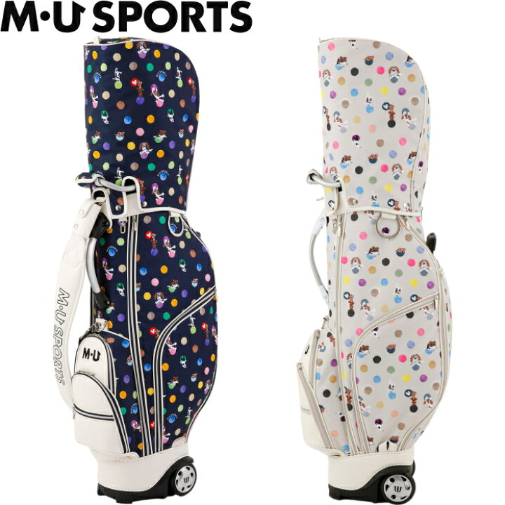 楽天市場】M・U SPORTS MUスポーツ 703Q1108 撥水水玉＆キャラ総柄 