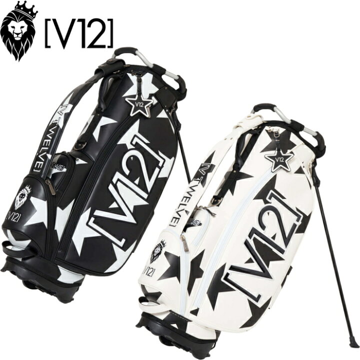 楽天市場】V12 GOLF STD STAR STAND CADDY スタンド キャディバッグ 9 