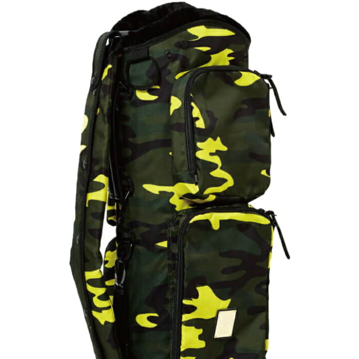 楽天市場】V12 GOLF YELLOW CAMO カモ柄 キャディバッグ 9.5型 着せ 