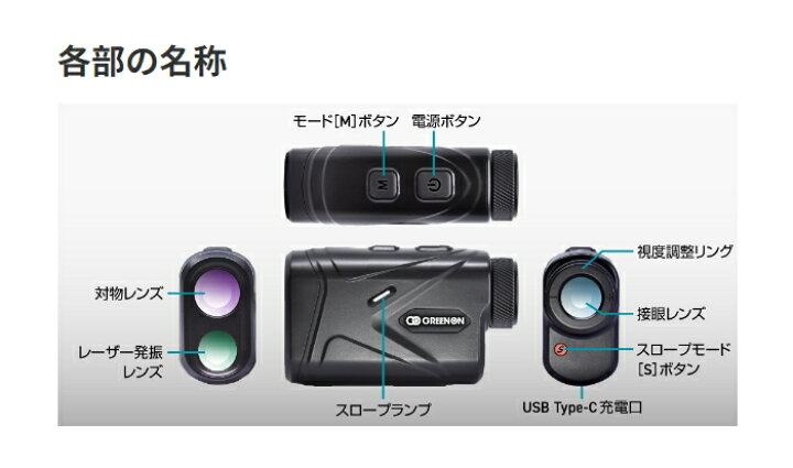 楽天市場】Green On グリーンオン LASER CADDIE GL04 レーザー 